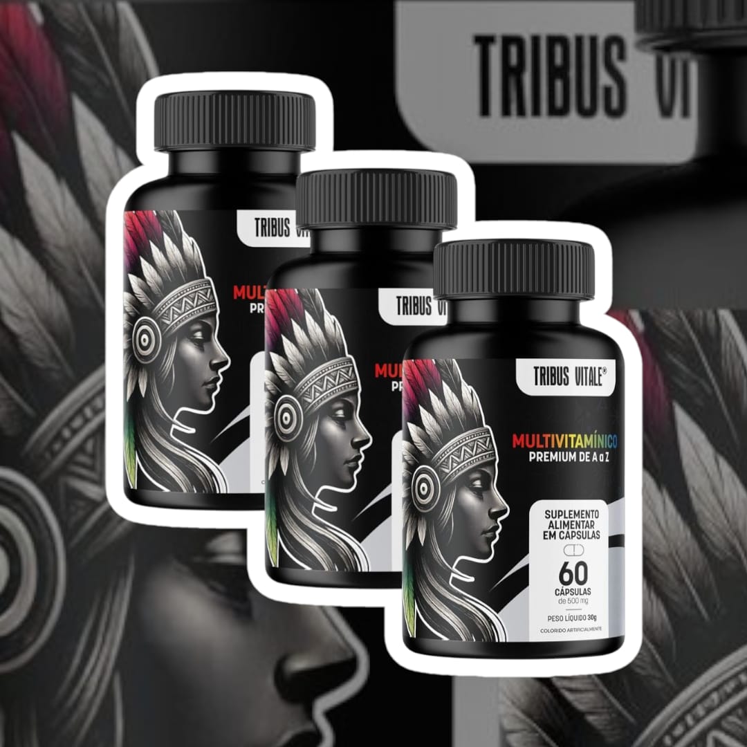 Kit com 3 Multivitamínicos Tribus Vitale